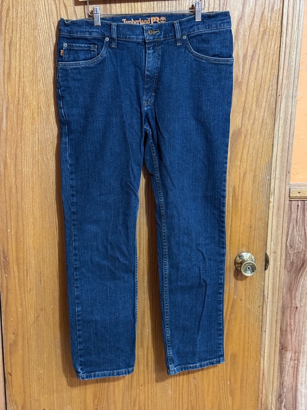 Timberland pro modern fit Straight-Leg‎ Men's Jeans in Dark Blue Sz 36x32
